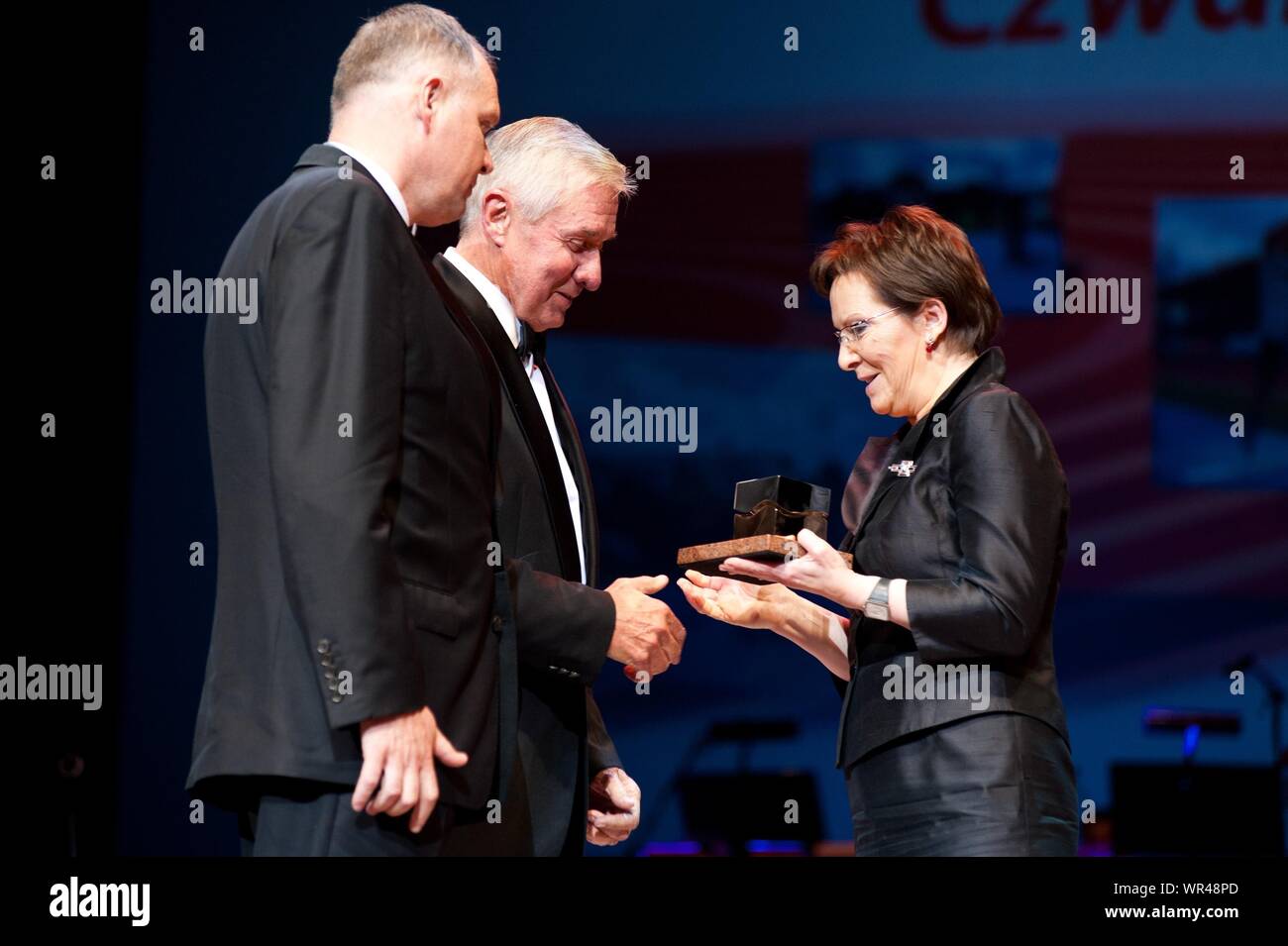 11.06.2012 Warsaw, Poland. `Teraz Polska` gala. Pictured: Ewa Kopacz Stock Photo